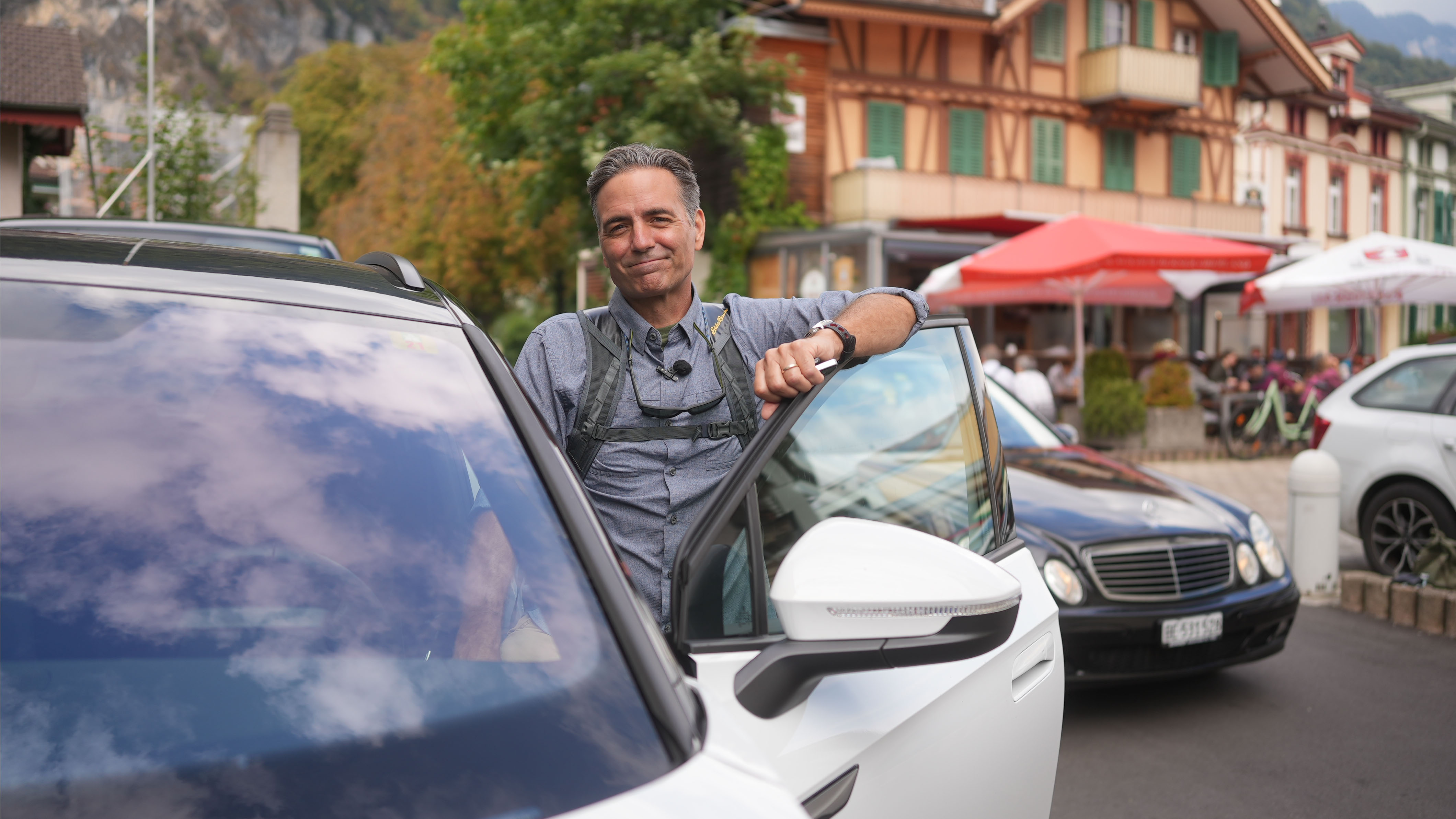 Jeff visits a Swiss Village via EV. Download a zipped file of promotional materials in the Additional Assets section below.